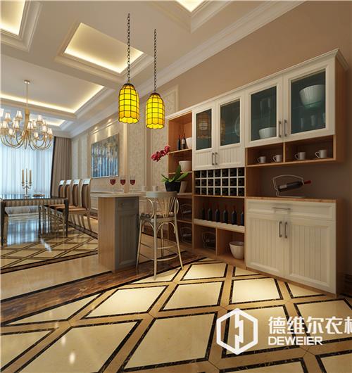 隔断柜，代替影壁的设计