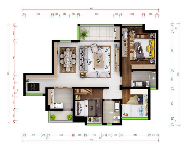 德維爾東南亞裝修風格全屋定制家具案例賞析