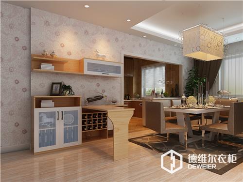 隔断柜，代替影壁的设计